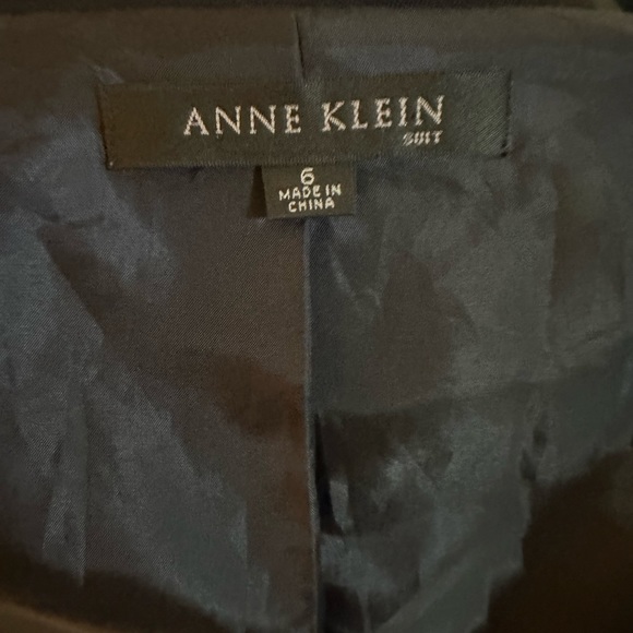 Anne Klein Suit (lined) Blazer Dark Navy Size 6 - Picture 4 of 4
